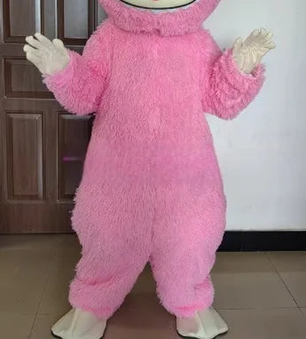 Cartoon Bunny Mascot Costume | Adult Size | Water Washable | Halloween Carnival