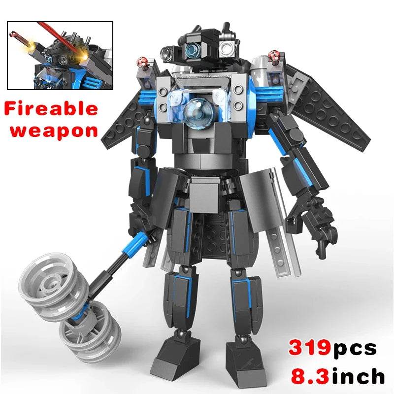 New Skibidi Toileted Giant Titan TVman Upgrade Speakerman Building Blocks Animation Figure Model Toys for Kids Ideas Gifts Christmas - ToylandEU