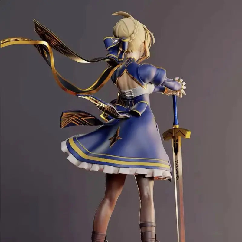 Saber Altria Action Figure | Fate Stay Night PVC | Desktop Collectible