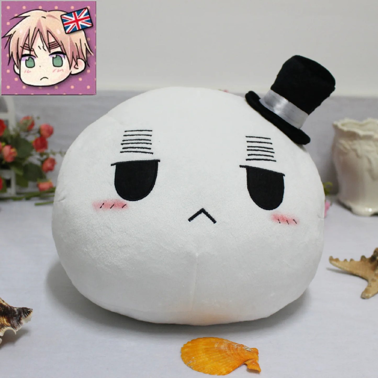 Anime Plush Pillow Bandai | Hetalia Character Plush | Mochi Soft Plush