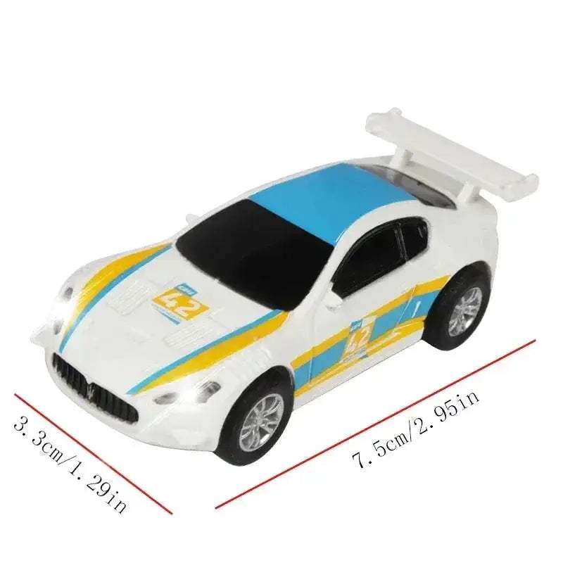 Slot Car Racing Track Set With Police Cars Scale Toy - ToylandEU