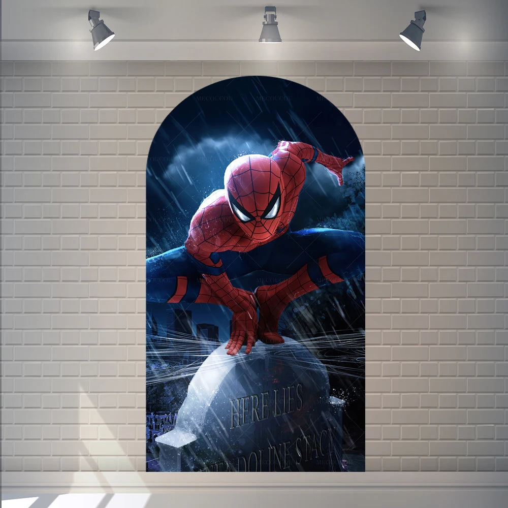 Photography Backdrop | SpiderMan Theme | Custom HD Print | Sizes