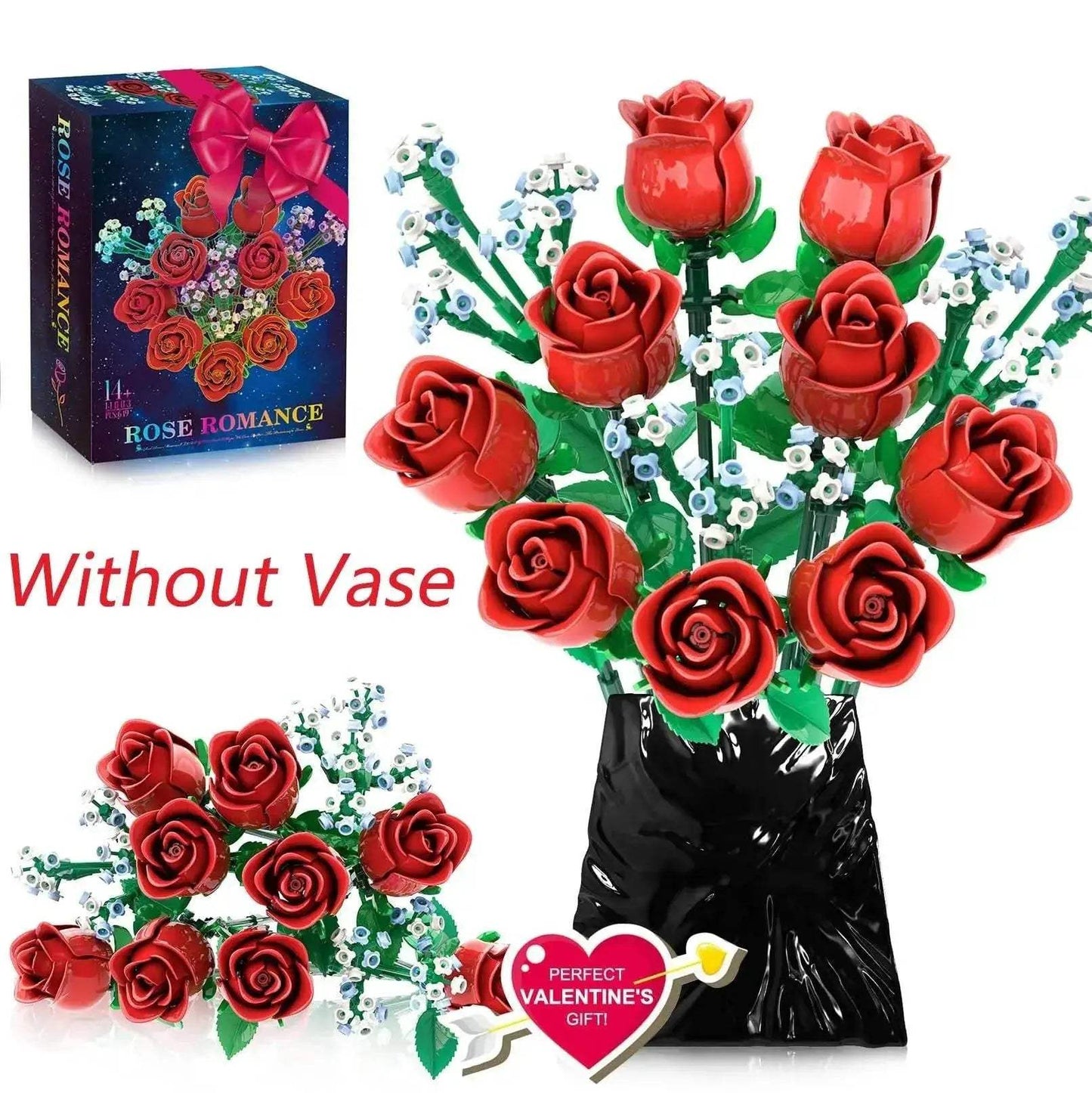 1009PCS Sunflower Building Blocks Flower Bouquet Vase Model - ToylandEU