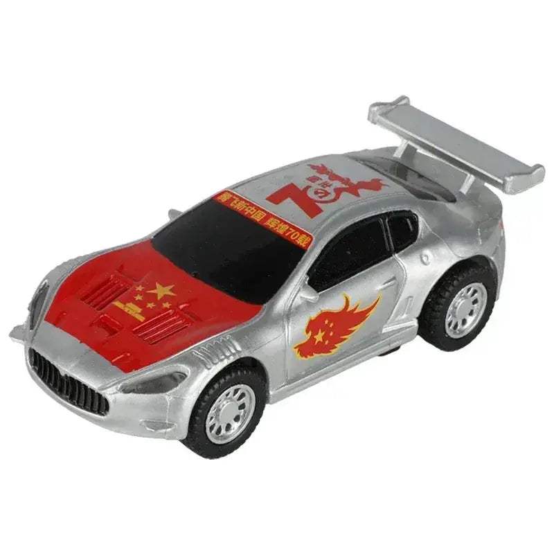 Slot Car Racing Track Set With Police Cars Scale Toy - ToylandEU