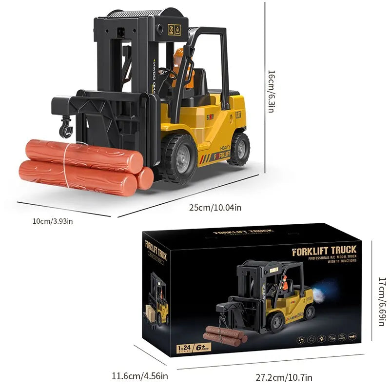 Engineering Forklift Remote Control Crane - 12 Channel 2.4GHz Full Functional Remote Control