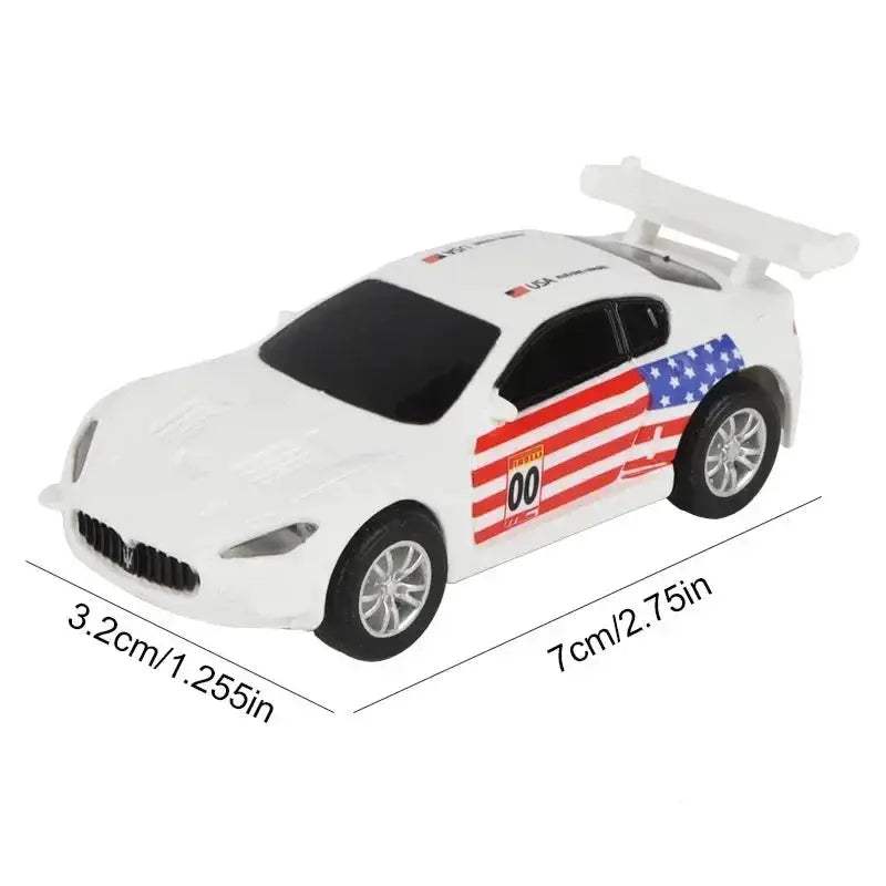 Slot Car Racing Track Set With Police Cars Scale Toy - ToylandEU