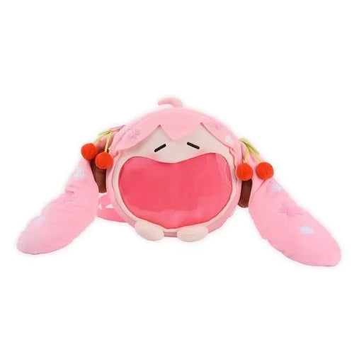Cute Hatsune Miku Cosplay Plush Backpack Ita Bag for Women with Pink and Blue Size Options ToylandEU.com Toyland EU