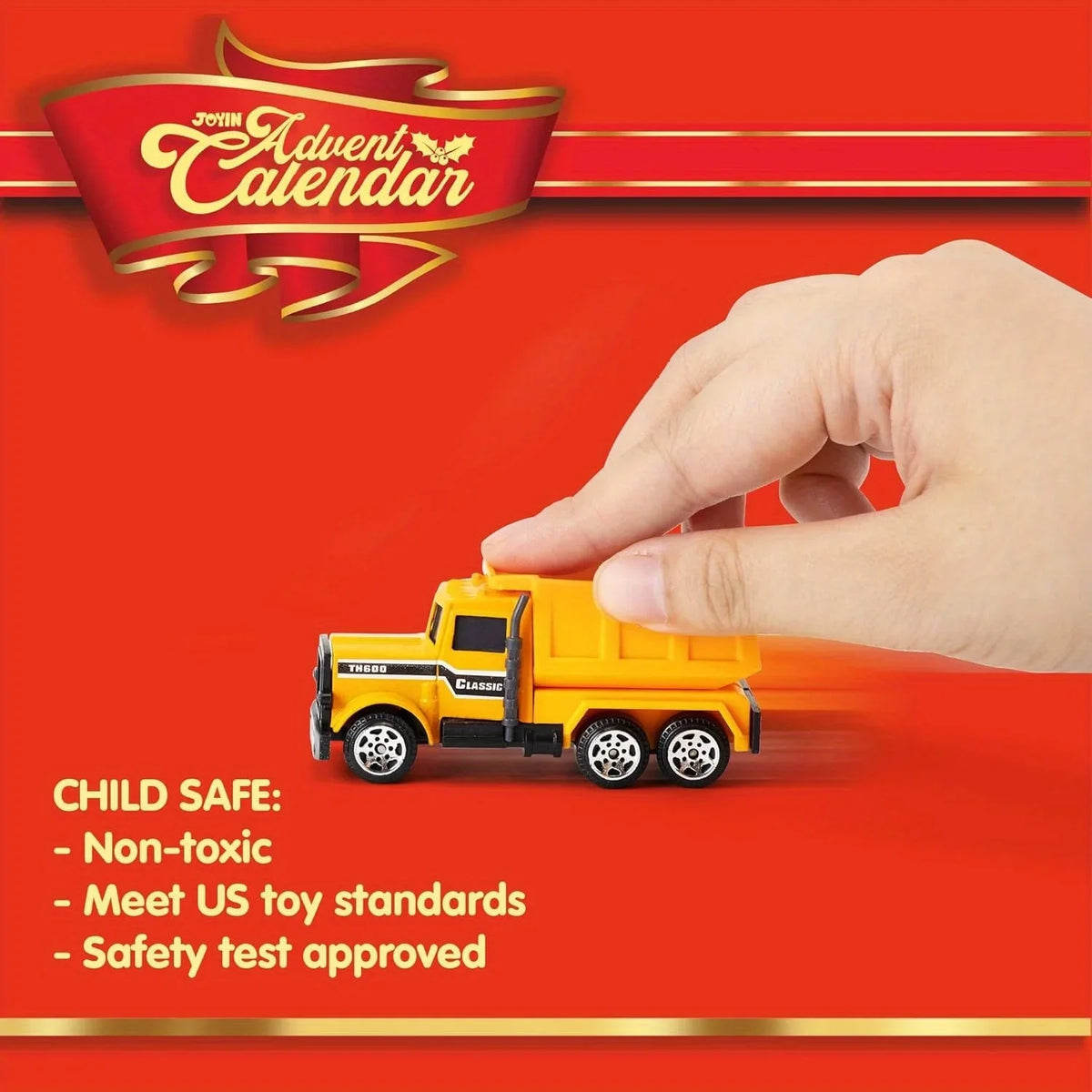 Advent Calendar | 2026 24 Die Cast Vehicles | Toy Cars Set For Boys And Kids | Classroom Prizes Party Favor