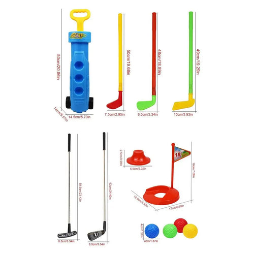 Toddler Golf Set Toy with Magnetic Building Sticks and Blocks ToylandEU.com Toyland EU