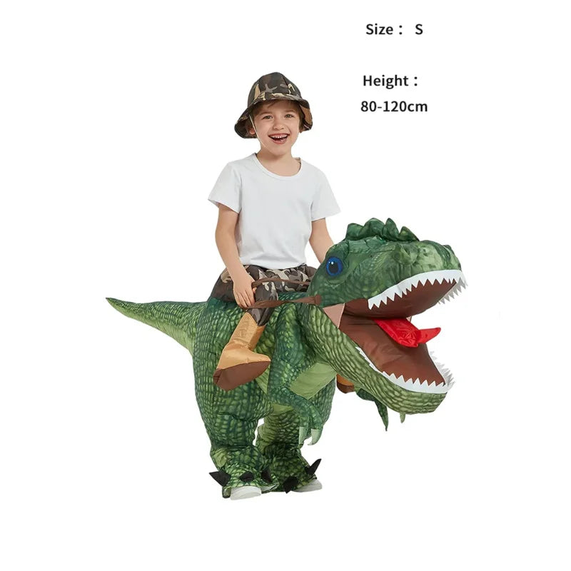 Roar into Fun: Inflatable T-Rex Costume for Halloween & Parties!