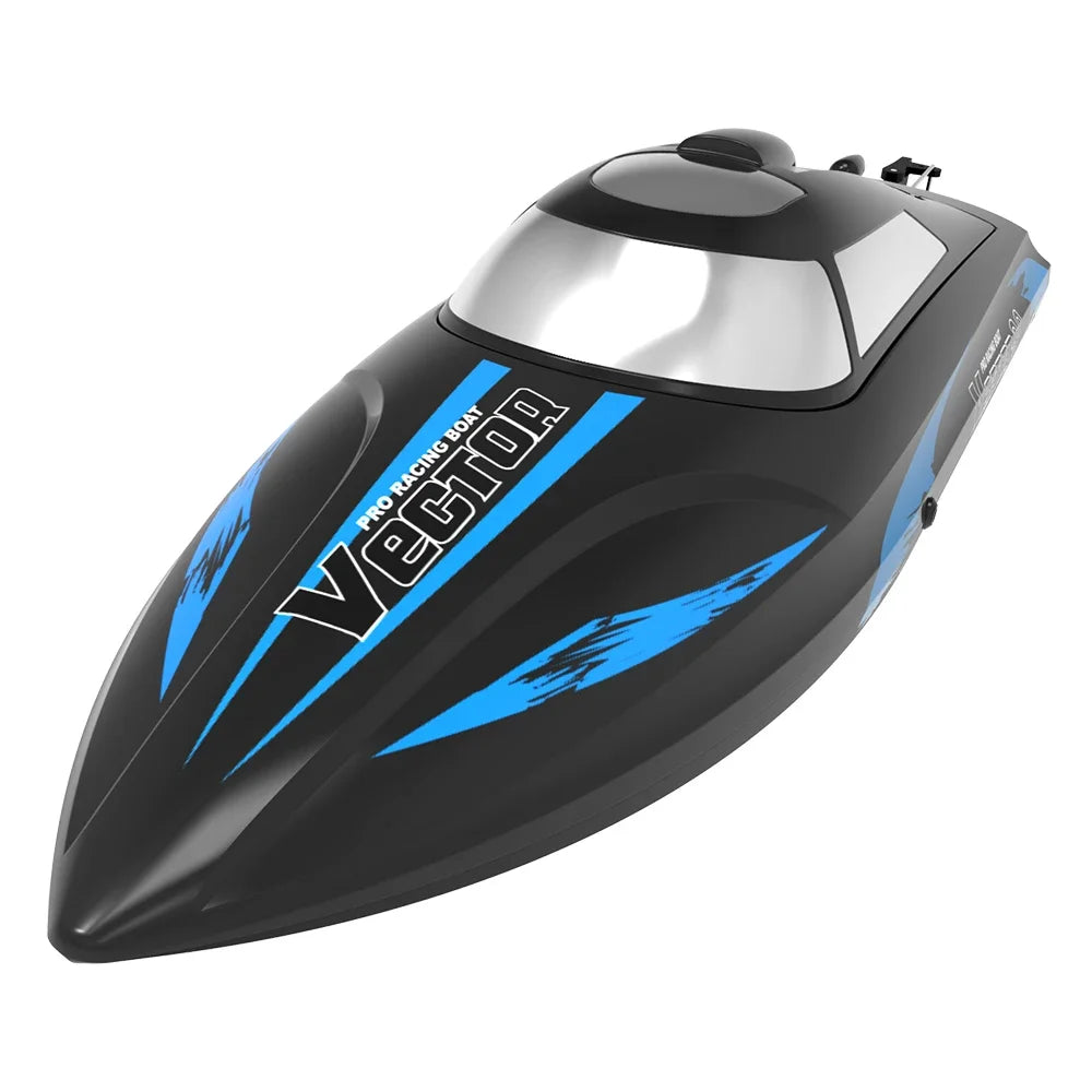 RC High-Speed Waterproof Brushless Electric RC Speedboat for Kids - 2.4GHz Remote Control Birthday Gift for Boys