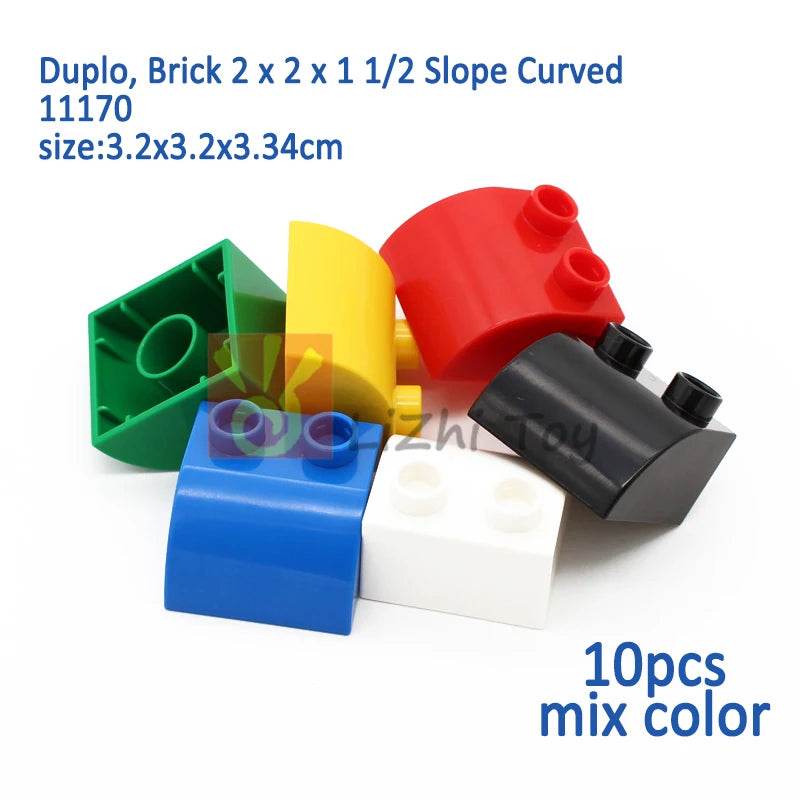 MOC Big Size Building Blocks Bricks Slope Windows Door Toys - ToylandEU