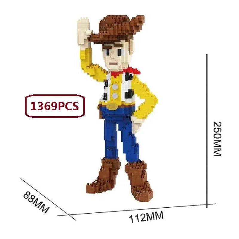Funny Joy Cartoon Anime Movie Game Wukong Building Blocks Toy Puzzle Figure Christmas Gift - ToylandEU