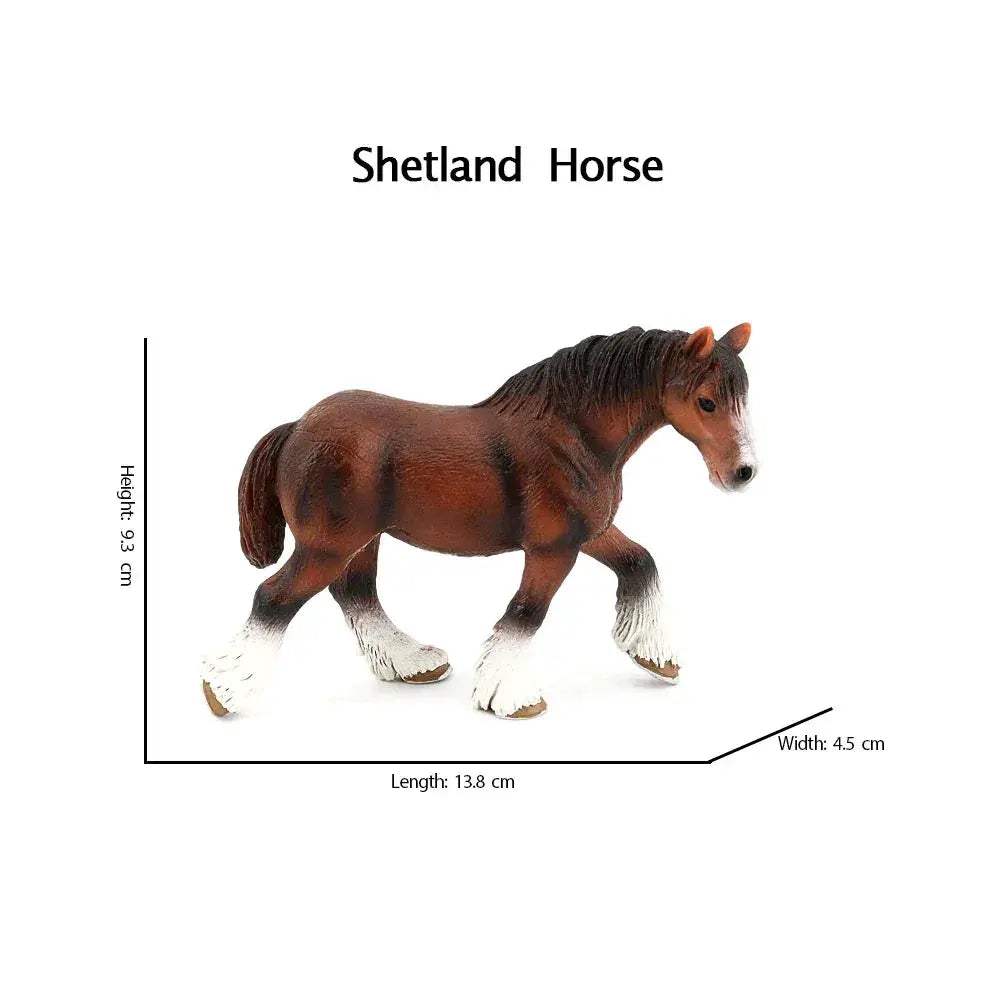 Premium Horse Figurines Set for Kids Realistic Toy Horses - ToylandEU