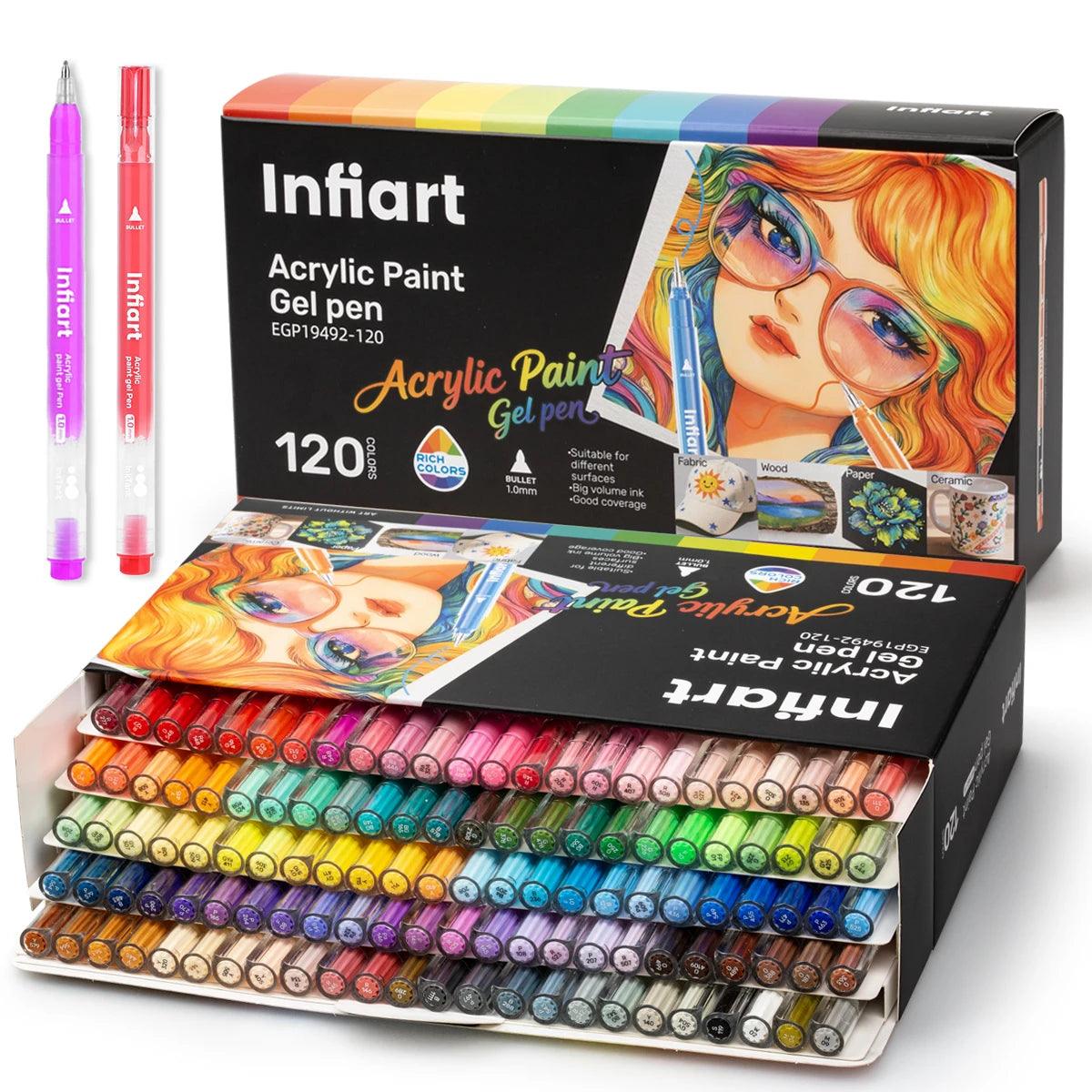 Acrylic Art Markers | 120 Colors | Toylandeu™