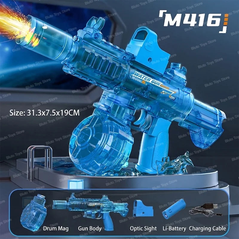Water Blaster | LED Light | Automatic Soaker | Outdoor Beach Toy
