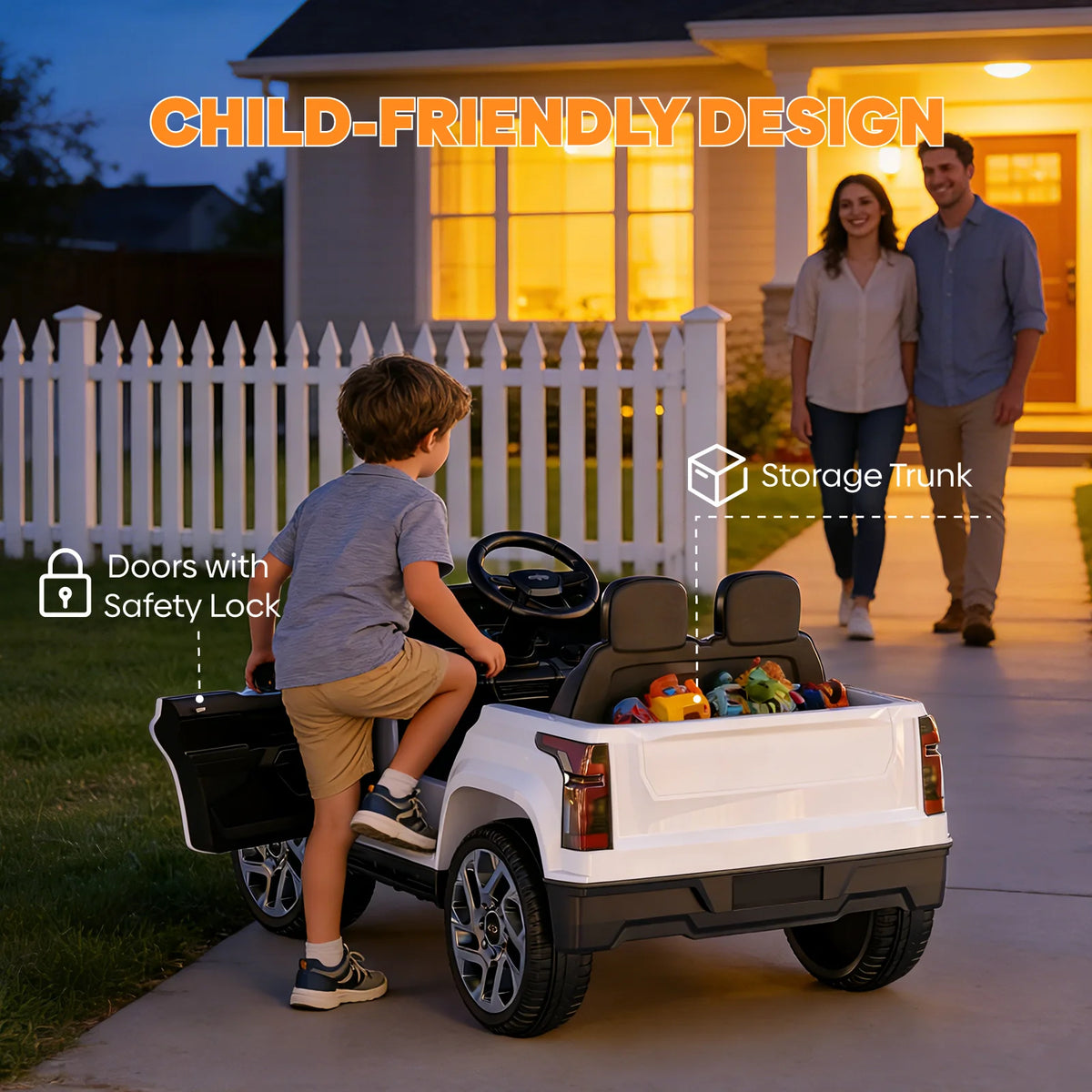 Ride On Truck | 24V Licensed Silverado | 2-Seater With Remote Control