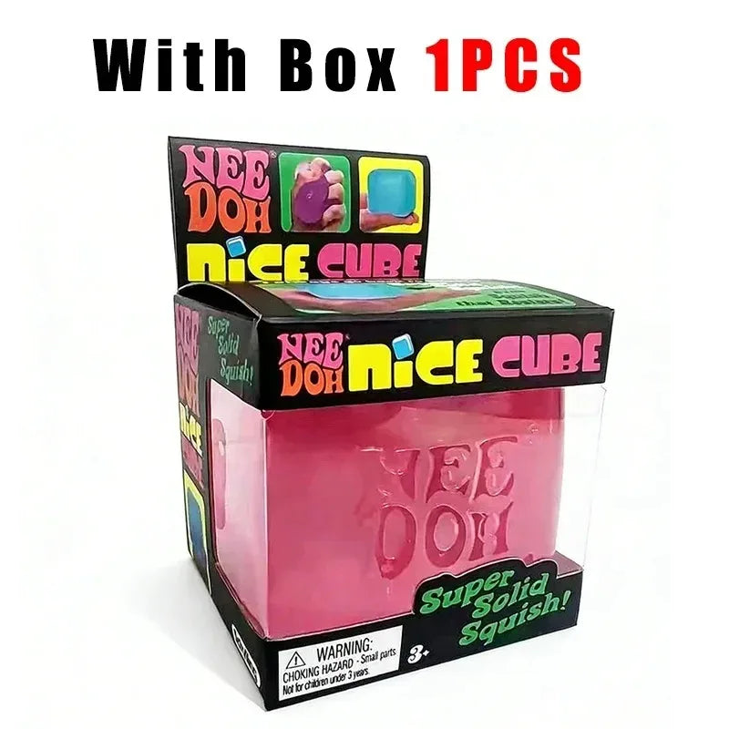 Nee Doh Fidget Cube | Soft Squeeze Relief | Mini Blind Box | Teens