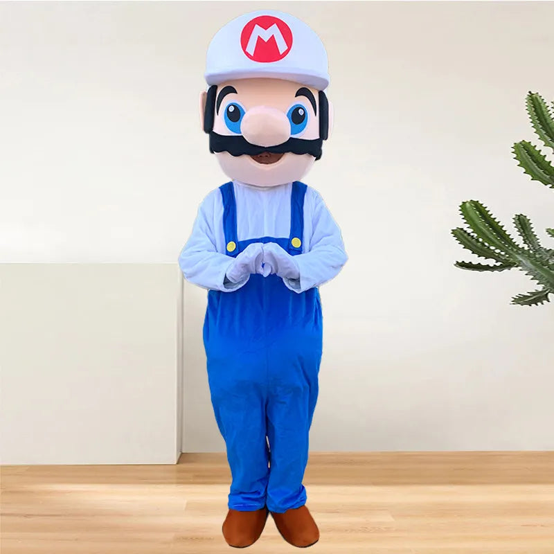 Mario And Luigi Adult Cosplay Suit | Full Body Mascot | Stage Ready | 14 Plus
