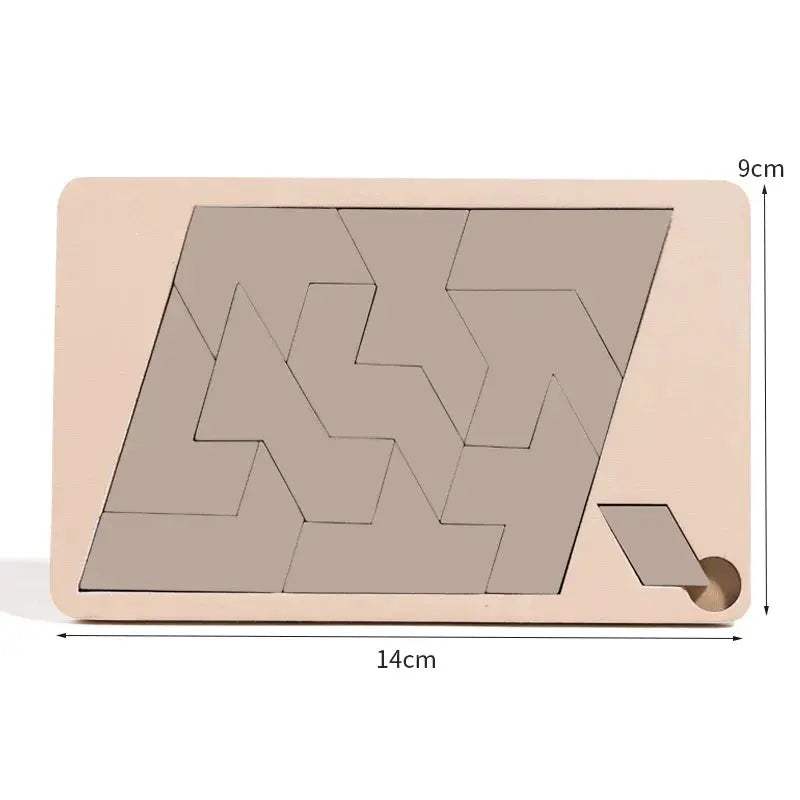 Wooden Tangram Puzzle Educational Toy Boosts Spatial Skills - ToylandEU