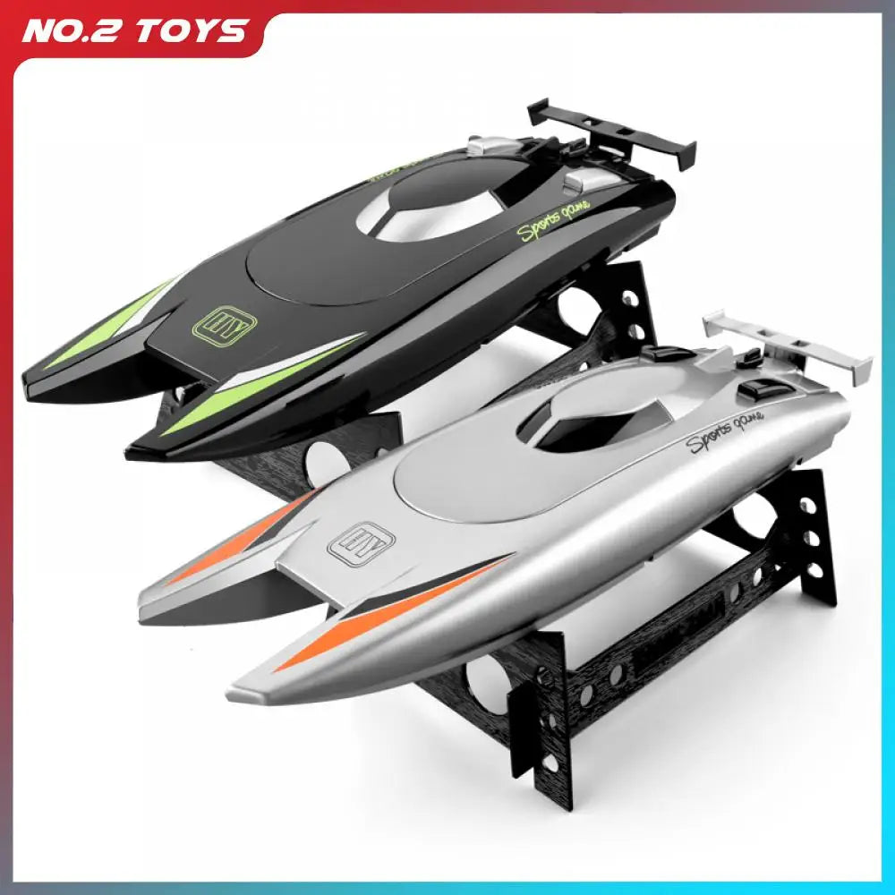 High-Speed Remote Control Speedboat with Dual Motors and Extended Battery Life - ToylandEU