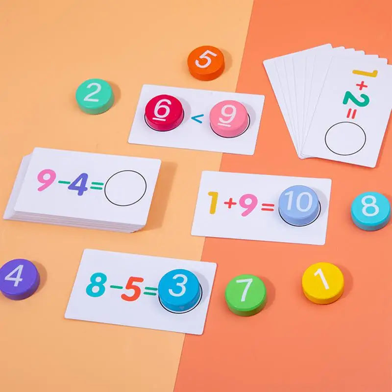 Early Learning Math Flash Cards for Neurocognitive and Motor Skill Development - ToylandEU