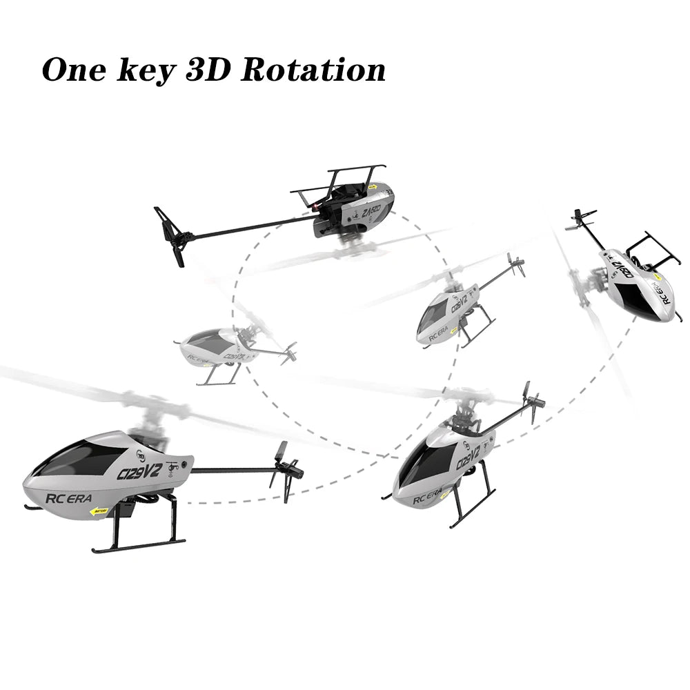 C129 V2 RC Helicopter 6 Channel Remote Controller Helicopter Charging - ToylandEU