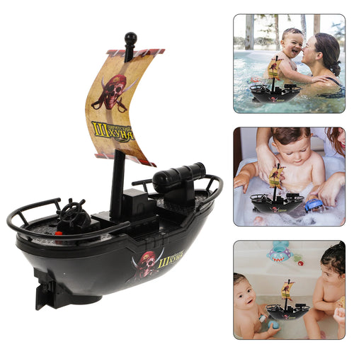 Pirate Ship Bath Toy for Toddlers and Kids with RC Carrier ToylandEU.com Toyland EU