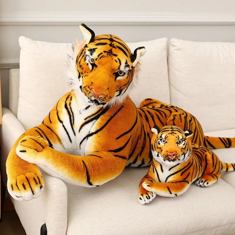 Realistic Tiger Plush Toy - Soft Stuffed Animal for Kids - ToylandEU