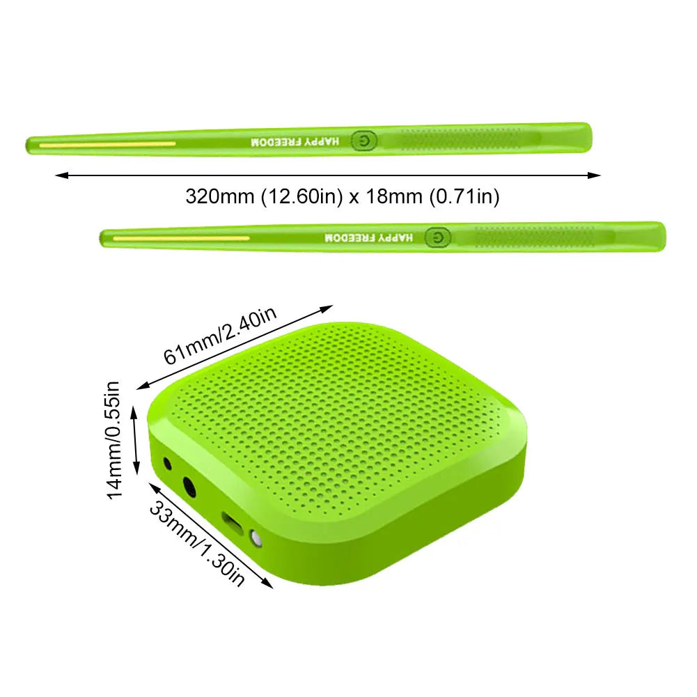 Wireless VR Virtual Drum Kit With Air Drumsticks And Pedals