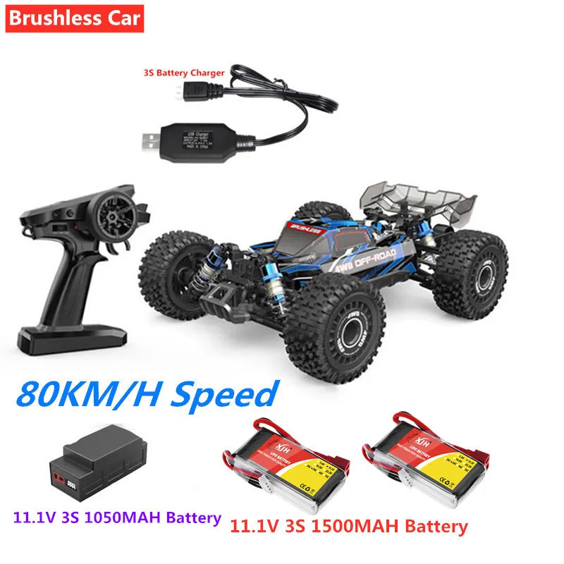 Brushless RC Car 1:16 Scale Off Road 80kmh Racing Edition