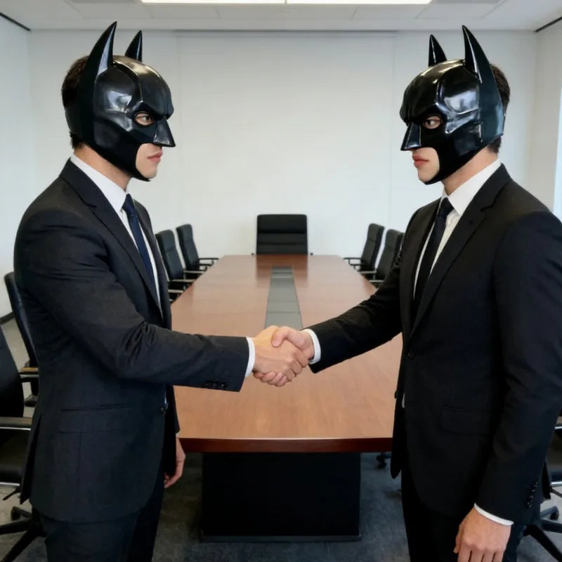 Bat Masquerade Mask | Latex Material | Full Face Mask | Adult One Size