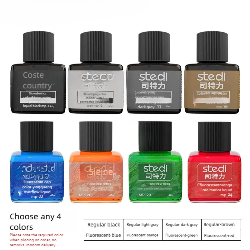 Fluorescent Panel Liner Paint | 40 g | Water-Based | With Tools