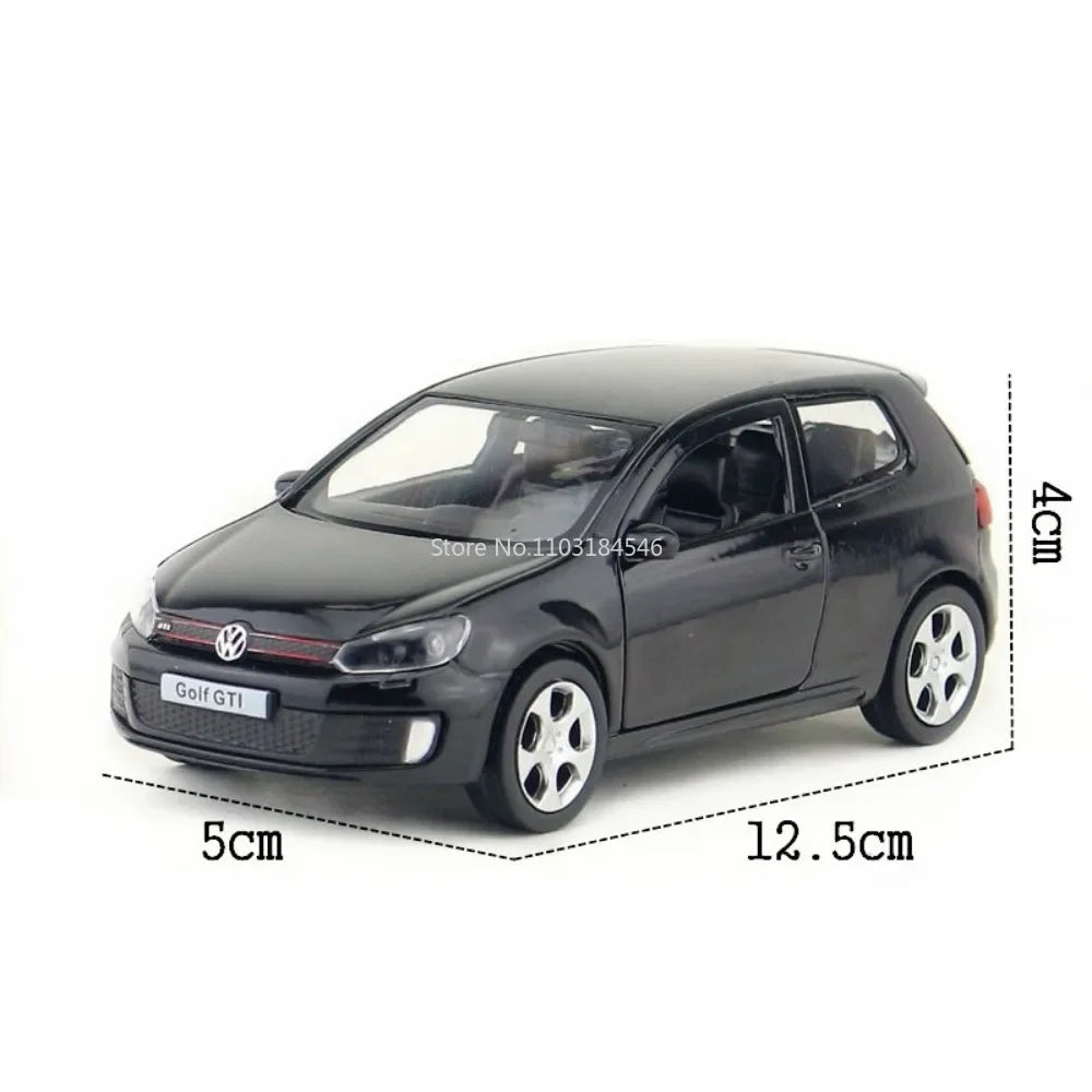 1:36 VW Golf GTI Diecast Car Model with Opening Doors and Pull Back Function - ToylandEU