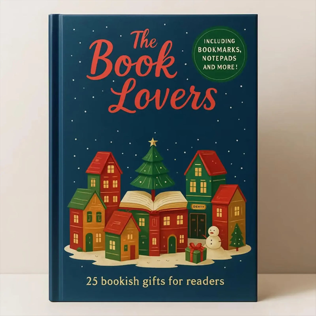 Advent Calendar | 25 Day Book Lovers Ornaments | Pendant Countdown | Desktop Shelf Wall Party Favors