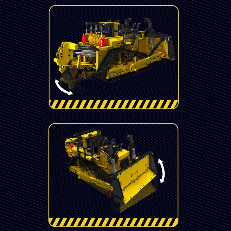 Remote-Controlled Bulldozer Building Kit - Ideal Gift for Future Engineers