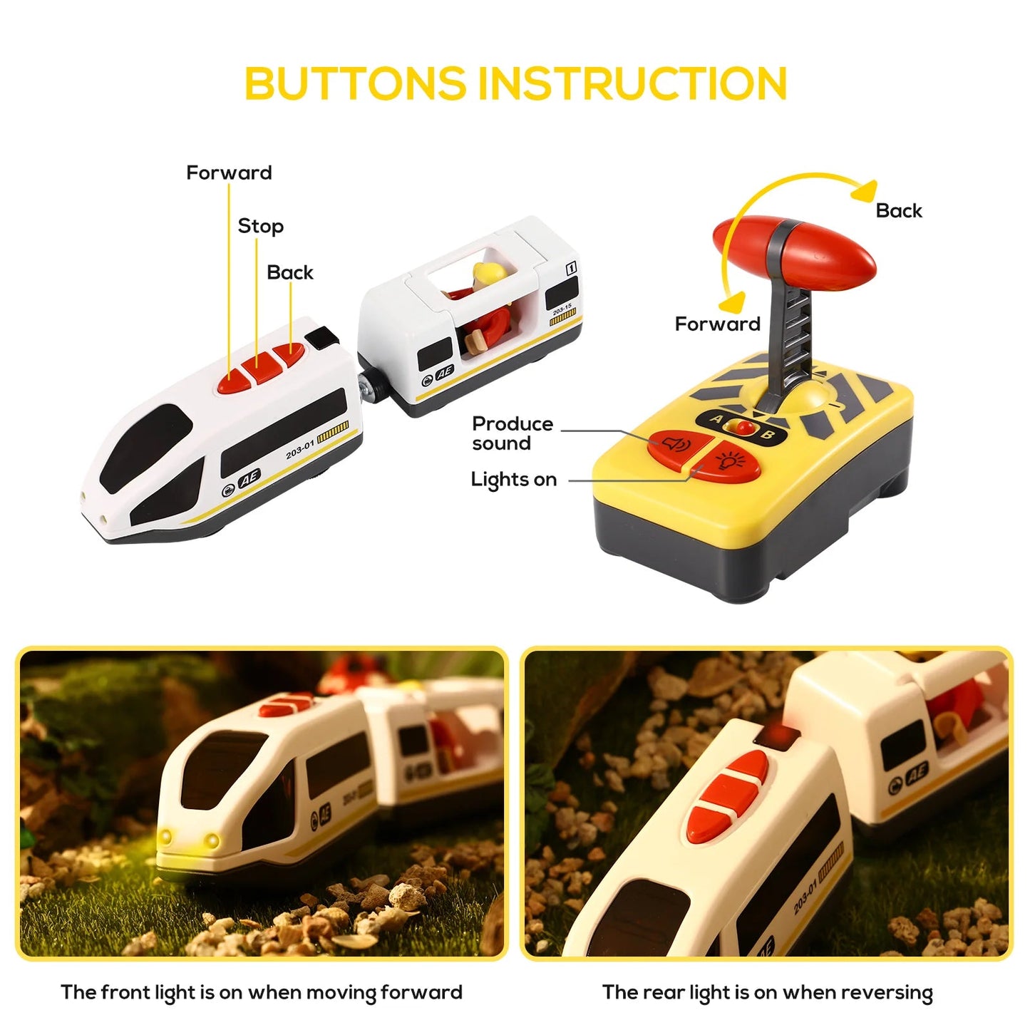 Electric Simulation Remote Control Train Model Toy for Kids with Exquisite Details - ToylandEU