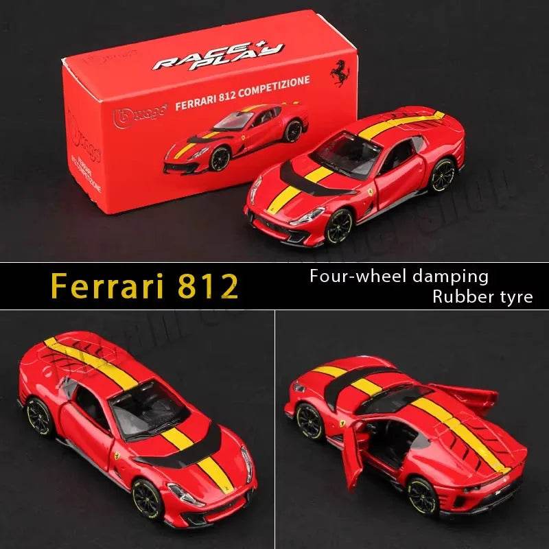 Model Ferrari Collection Premium Die-Cast Model Car Collection Featuring Iconic Ferrari Designs ...
