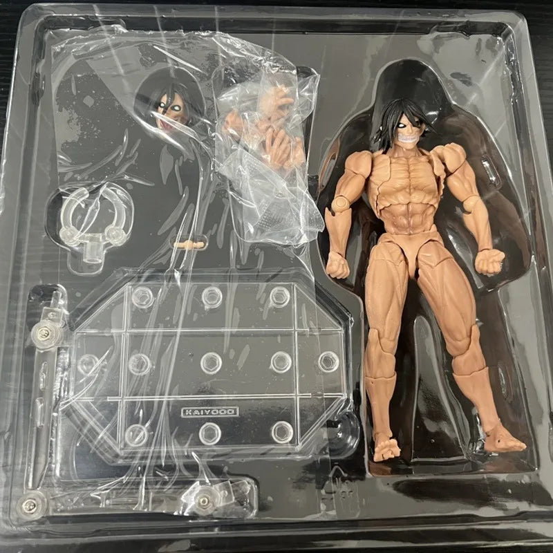 Attack On Titan Eren Jaeger Action Figure Premium Poseable