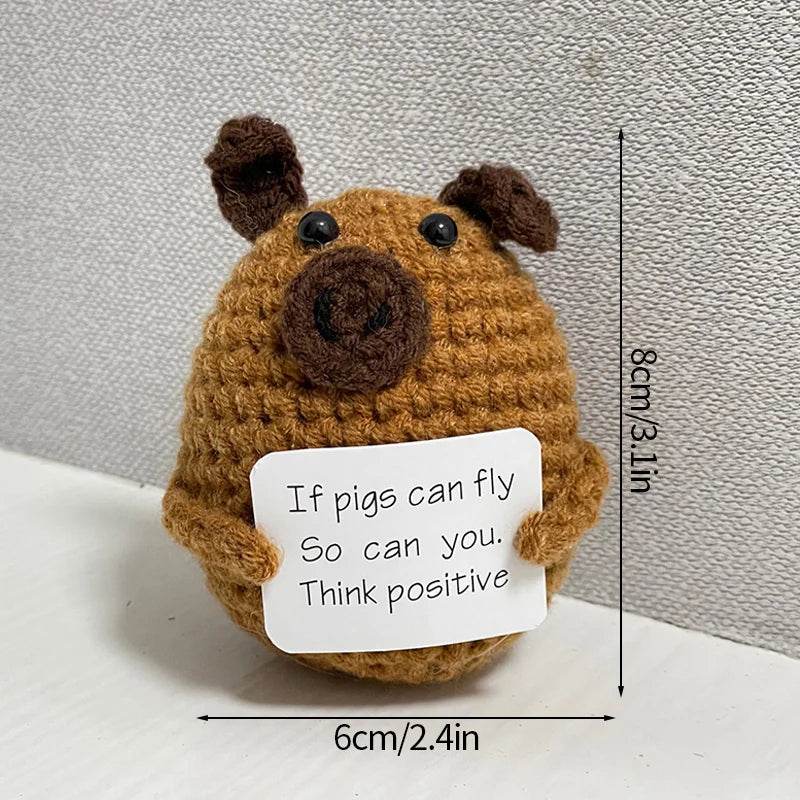 Positive Energy Bee Hug Pocket Doll Mini Handmade Gift - ToylandEU