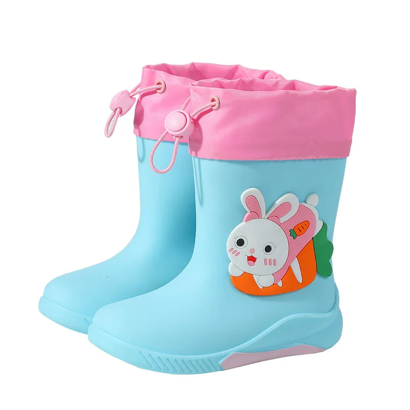 Kids Rain Boots | Waterproof | Non Slip | Youth Dinosaur Pattern
