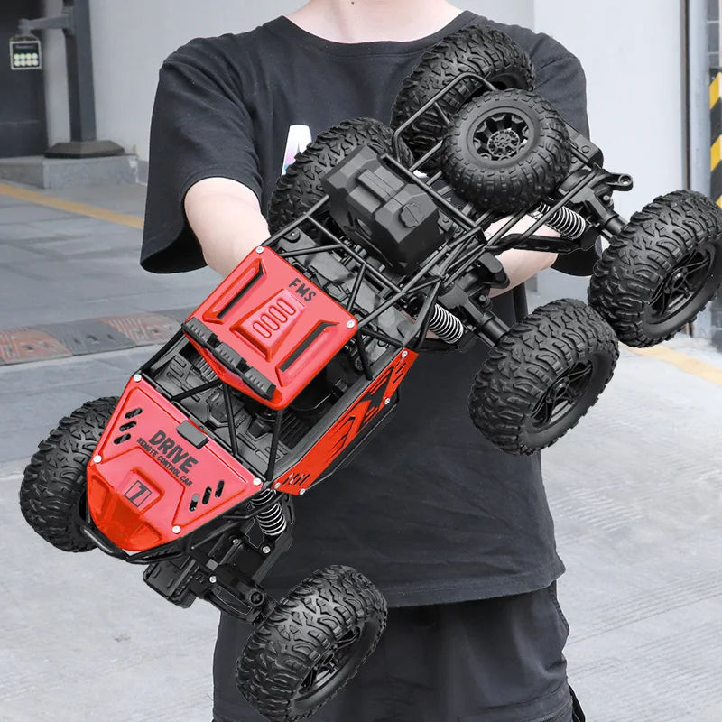 4x4 RC Car With LED Lights 2.4G Remote Controller Pro