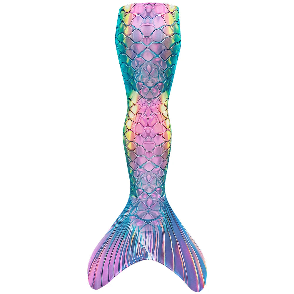 Girls One-Piece Mermaid Tail Swimsuit | Age 4-6Y | Polyester Elastane | 4-6Y
