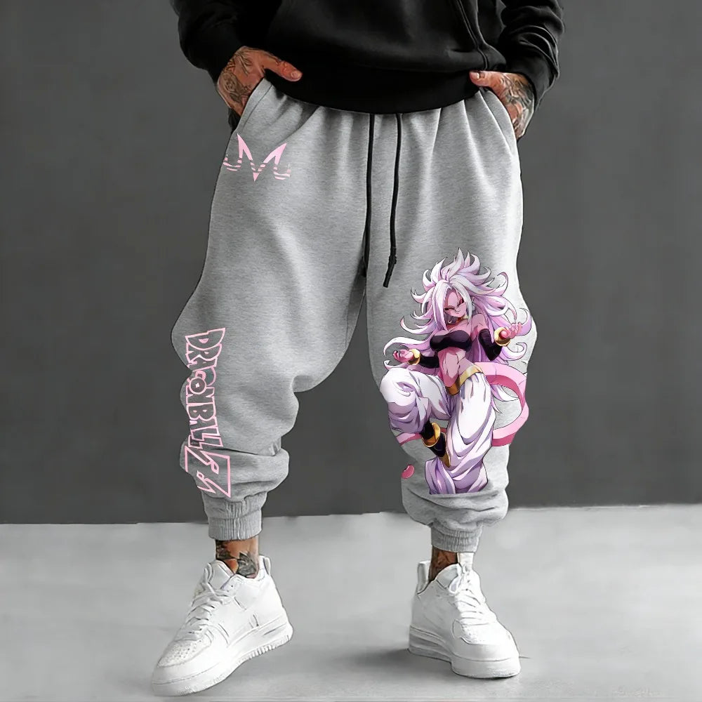 Joggers | Quick Dry Fabric | Dragon Ball Majin Android 21 3D Print | All Sizes