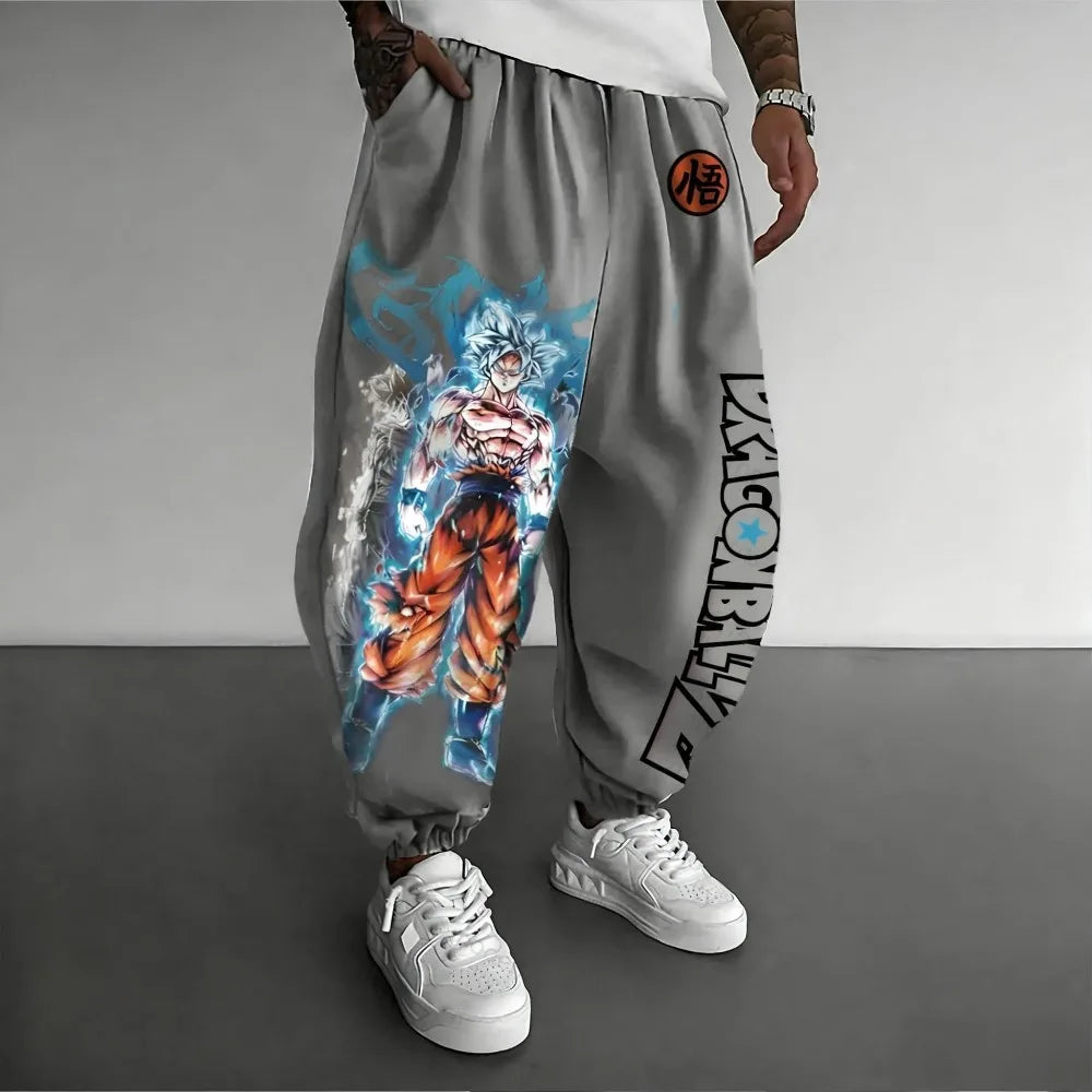 Dragon Ball Sweatpants | Pure Cotton | Animation Print | Unisex S XL