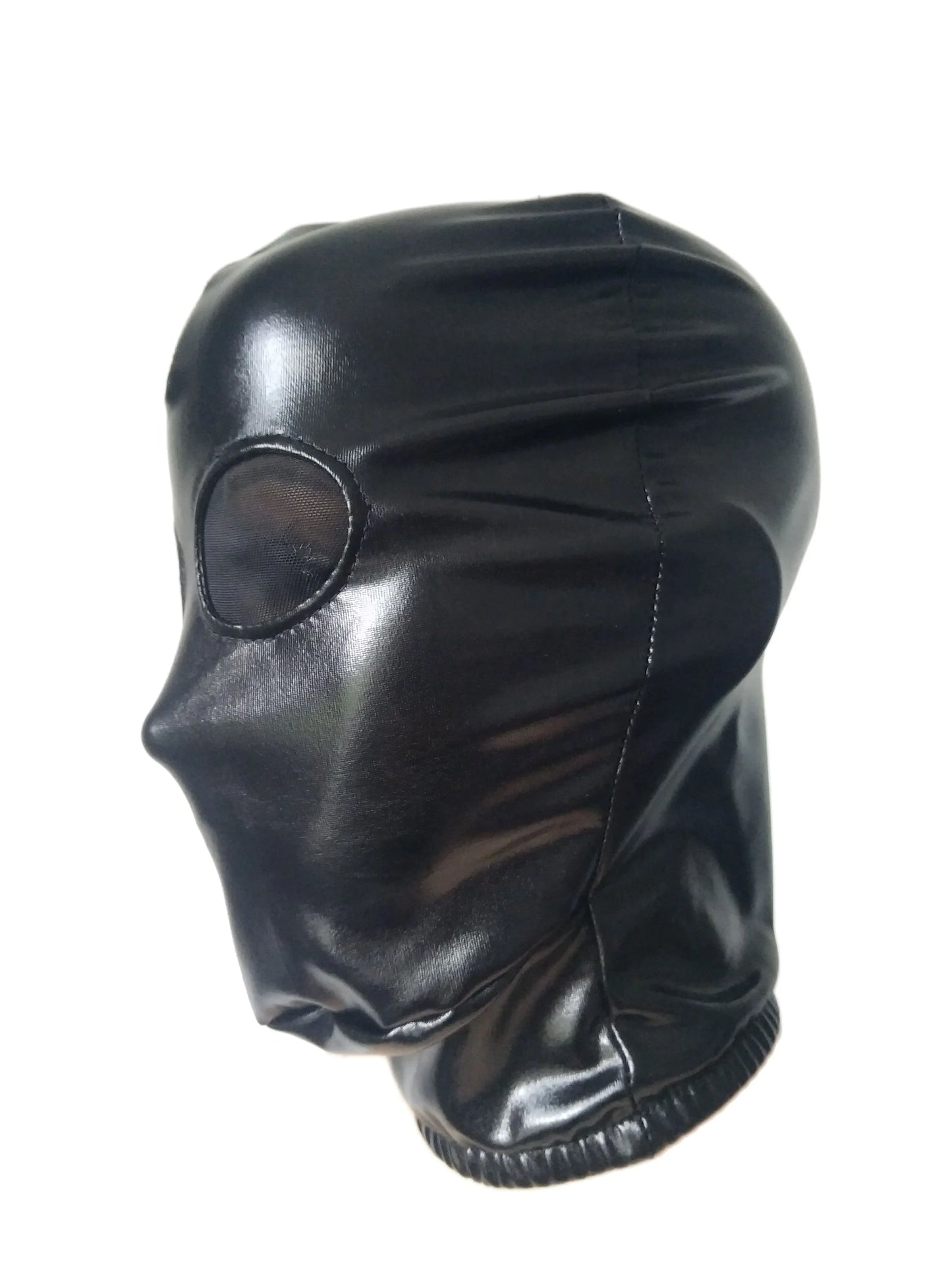 Metallic Black Halloween Masks for Kids - Unisex Cosplay Accessories