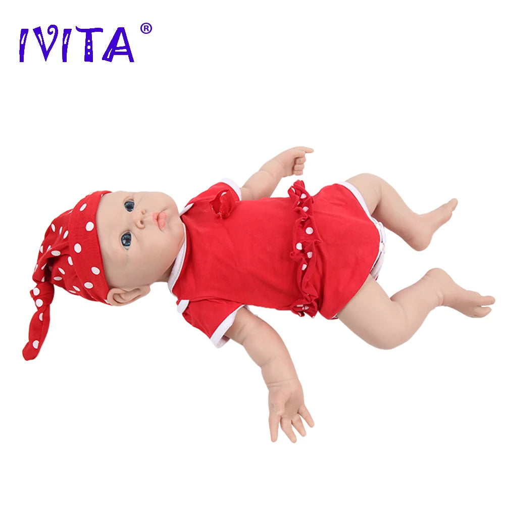 Customizable 47cm Reborn Silicone Baby Doll for Creative Play