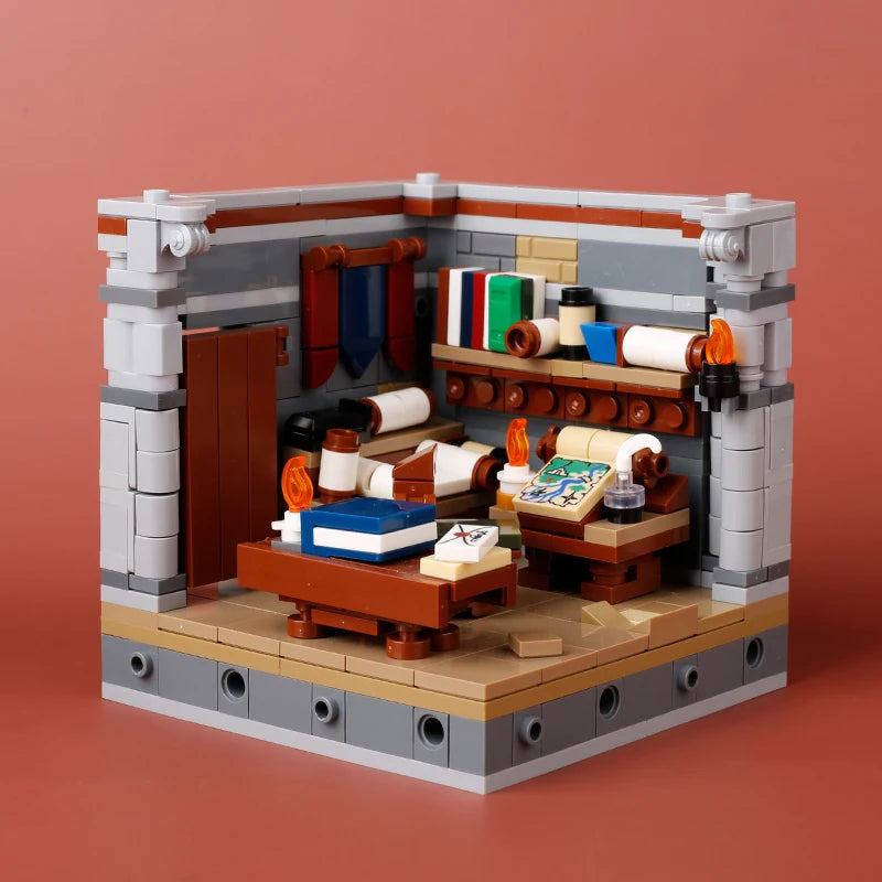 Building Blocks | Compatible With Lego | Medieval Furniture Set | For Kids