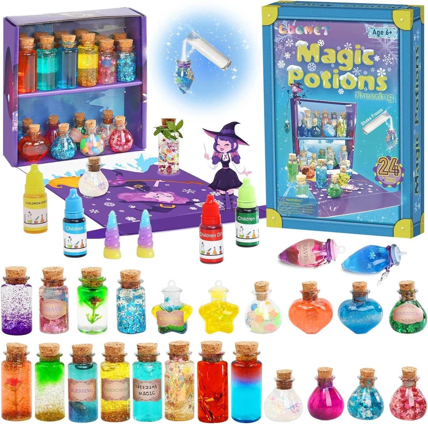 Fairy Magic Potions Kit Kids DIY Witch Glowing Spell Potion - ToylandEU