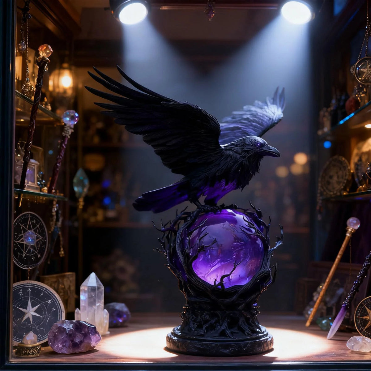 Gothic Eagle Night Light | USB Power Supply | Moonlight LED Glow